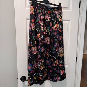 Tibi tech floral mini skirt